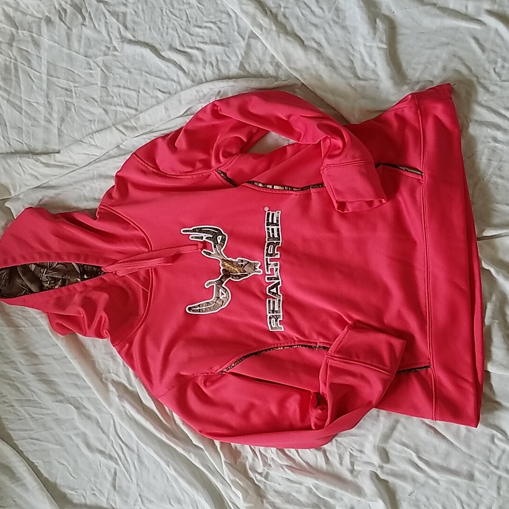 Real tree pullover hoodie